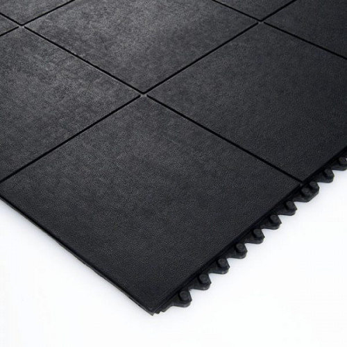 Interlocking Rubber Safety Mat 90X90X16mm