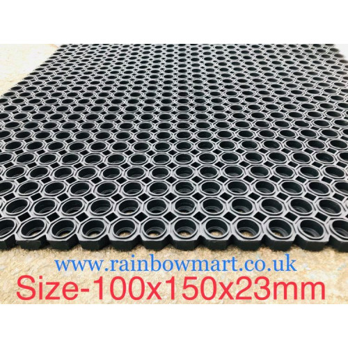 HEXAGON Premium Hollow Rubber MAT 1x1.5mx23 to 24mm, 17.5kg