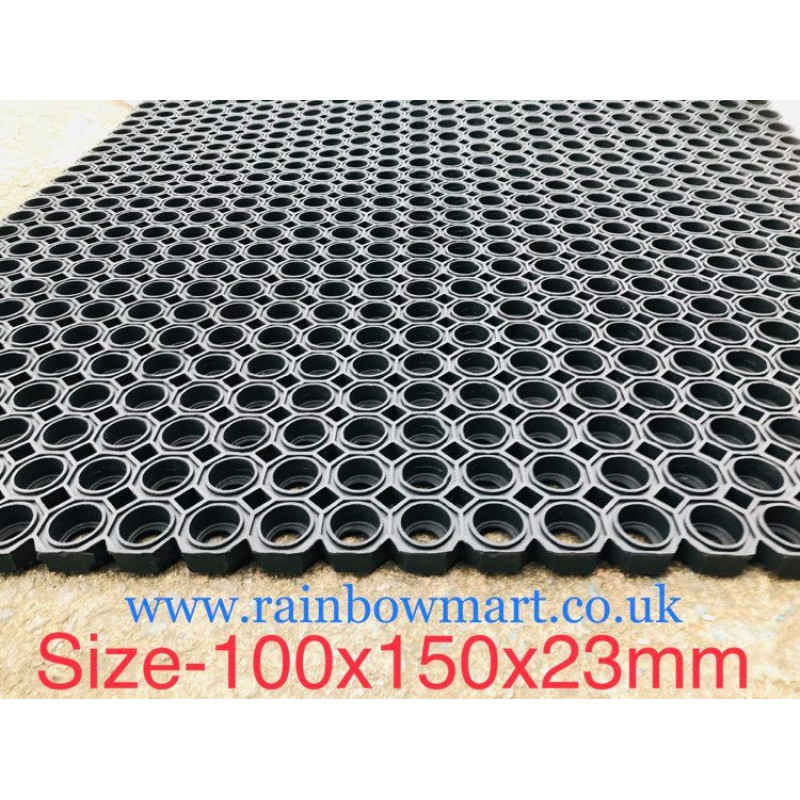 HEXAGON Premium Hollow Rubber MAT 1x1.5mx23 to 24mm, 17.5kg