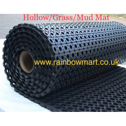 Rainbow-Long Runner Rubber Grass Mat 1MX10 Meter- Length X 22mm Thickness